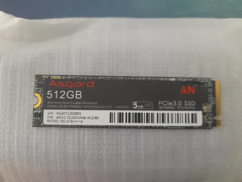 M.2 NVMe Asgard AN 3.0 512gb