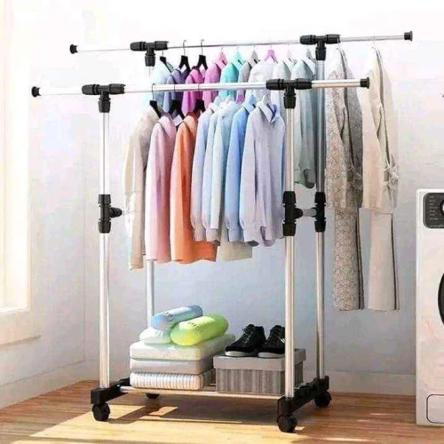 Penderie Tringle À Double Barres inox