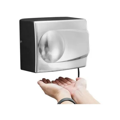 sèche-mains automatique en acier inoxydable