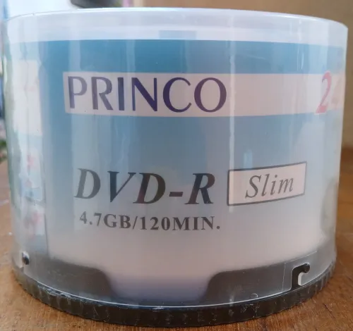 DVD-R Slim PRINCO 4.7GB/120MIN.