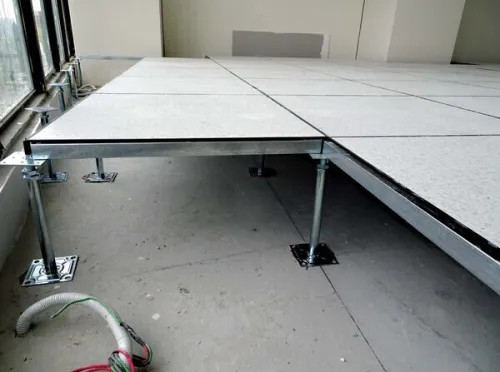 installation professionelle de faux Plancher Technique Surélevé