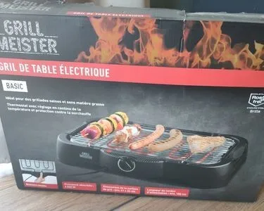 Grillmeister gril de table électrique original importé de France