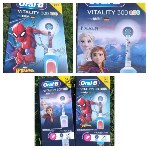 Brosse à dents électrique enfant spiderman/forzen