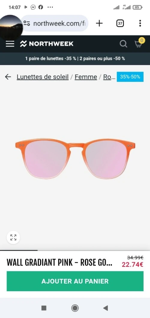 Lunette soleil NORTHWEEK