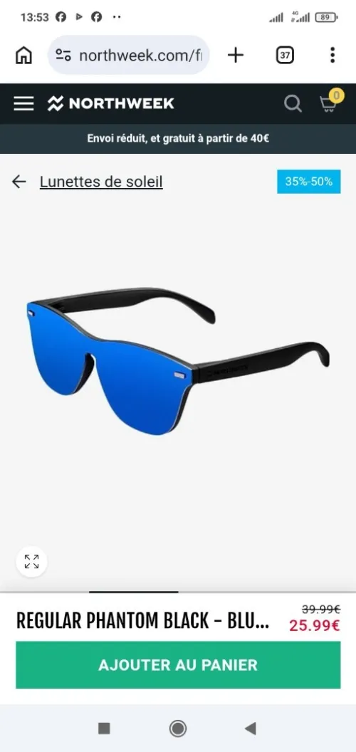 Lunette soleil NORTHWEEK