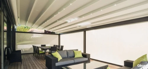 Pergola Bâche PVC Rétractable Motorisée