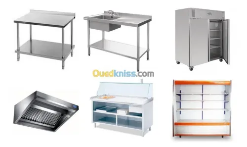 Hotte Plonge Table Comptoir Pizza Inox