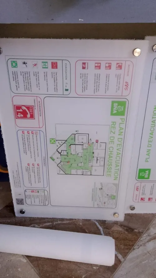 Plan d'évacuation et plan d'intervention incendie