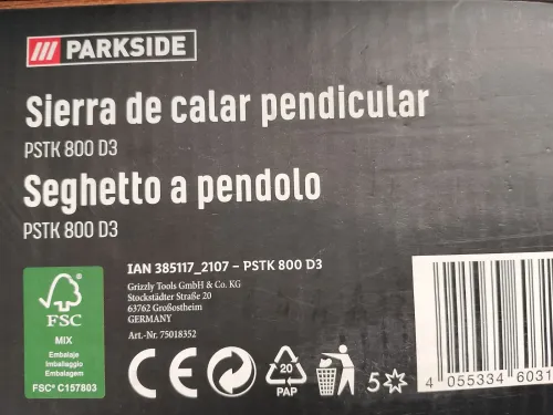 Scie sauteuse pendulaire parkside