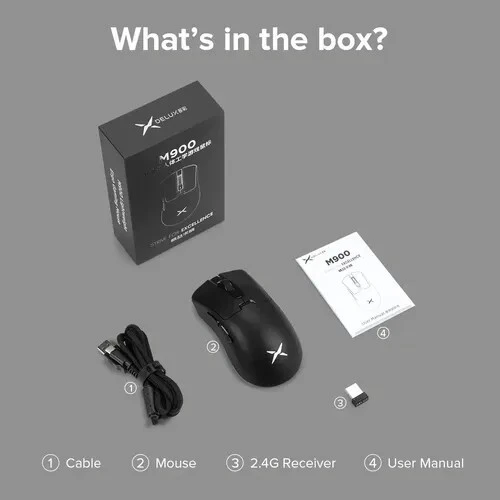 Delux M900 SE Wireless Gaming Mouse