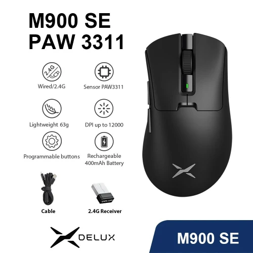 Delux M900 SE Wireless Gaming Mouse