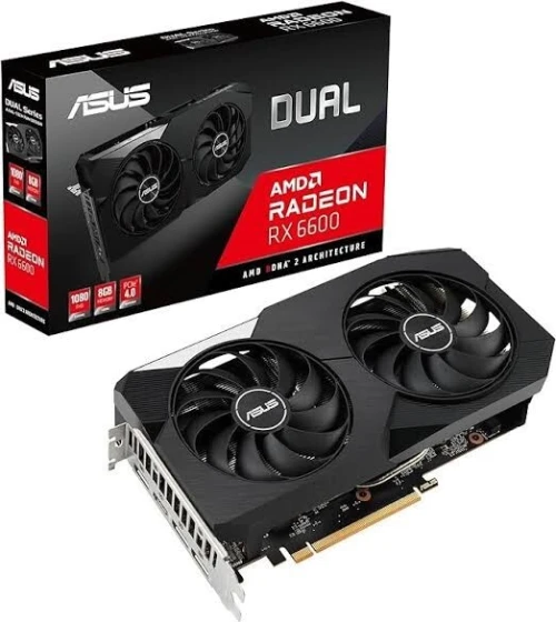 RX 6600 ASUS DUAL BOX USED