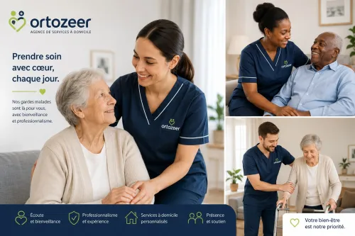 Garde Malade à Domicile 24h/24  Personnes Âgées, Alzheimer, AVC _ ORTOZEER