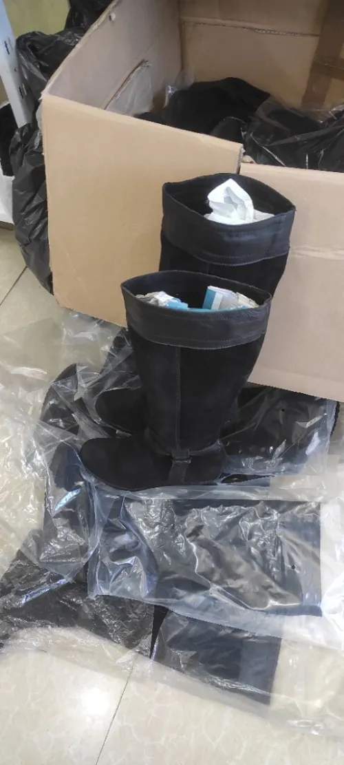 Lots de bottes compensées femme