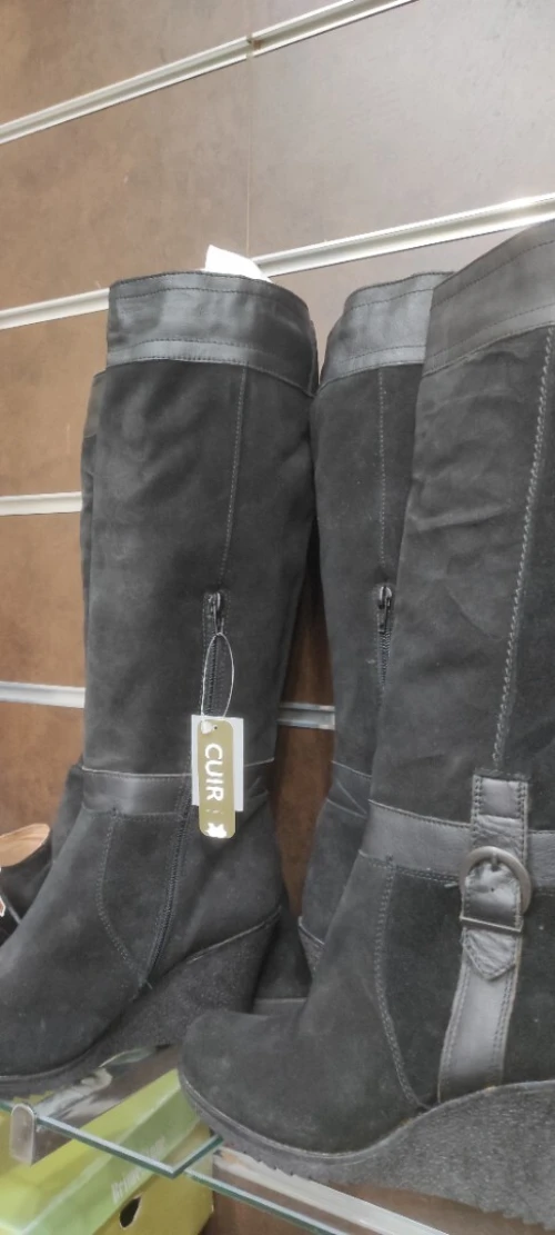 Lots de bottes compensées femme