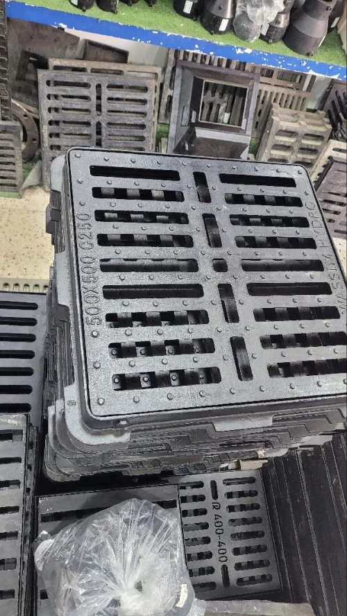 Tampon Grille avaloir et caniveau en fonte et acier et clapet caniveaux importation