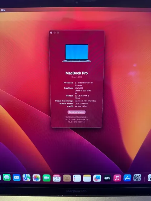 Mac book pro 2019