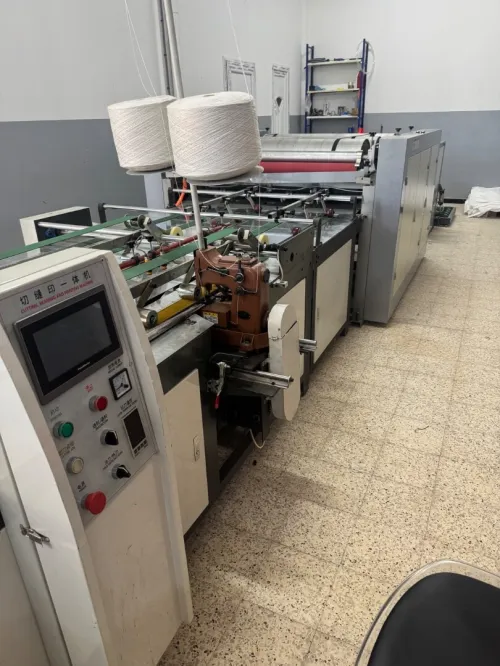 Vends ligne de production de sacs pp avec local