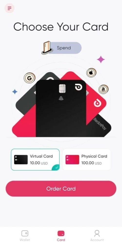 DEMANDE DE CARTE REDOTPAY خدمة طلب بطاقة ريدوتباي