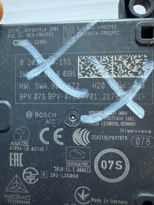 ACC RÉGULATEUR DE DISTANCE AUDI 