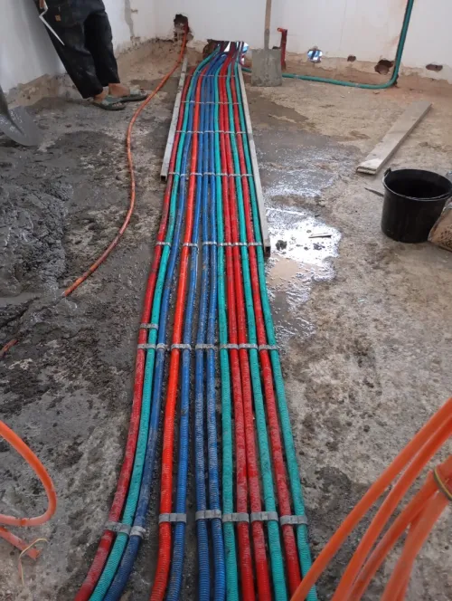 Construction douche italienne carleur et plomberie
