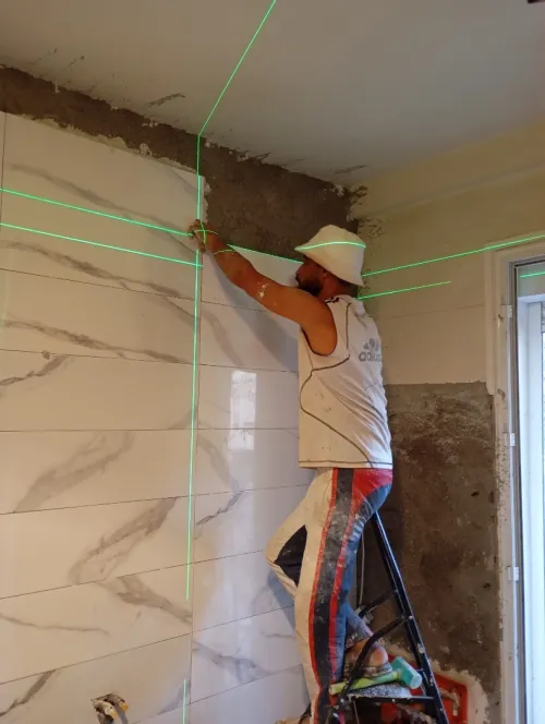 Construction douche italienne carleur et plomberie