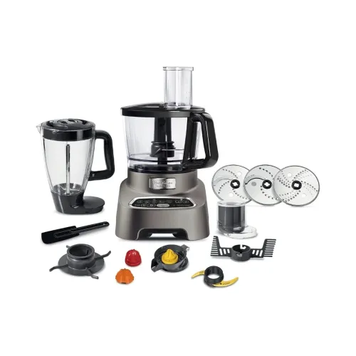 Moulinex Robot Multifonction Fp827E10 Double Force 31 Fonctions + 1000 Watts - Silver