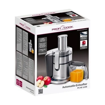 Centrifugeuse Professionnelle 800W 5 Vitesses Extraction Rapide Proficook PC-AE 1156