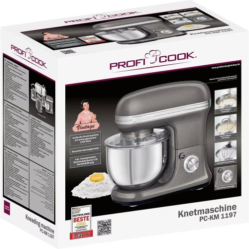 Proficook Robot Pétrin  5 Litres  1200 Watts Pc-Km 1197