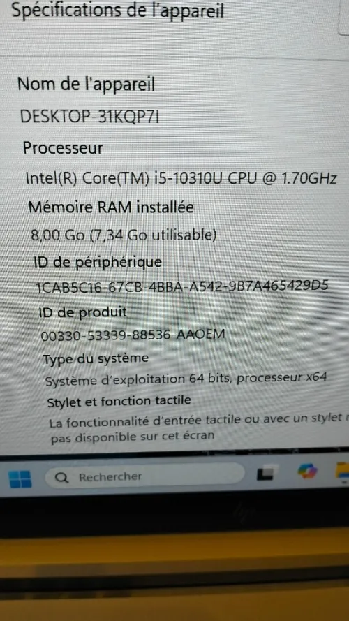 Hp elitebook G7 840