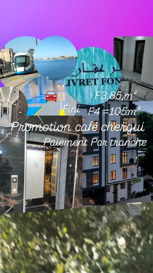 Vente Appartement F4 Alger Bordj el bahri