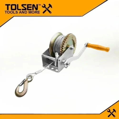 Treuil Manuel TOLSEN 2000 LB (907kg)  Câble 10 m