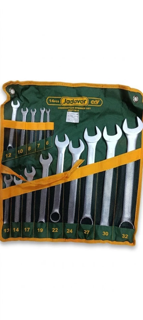 Clé Mixtes Jeu 14 pcs Jadever Cr-V  6 à 32 mm