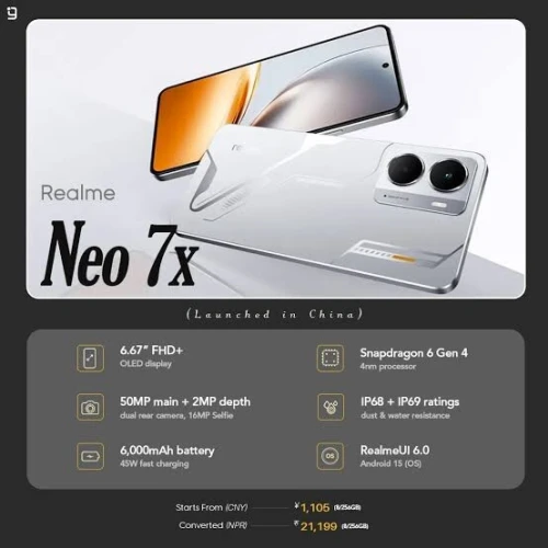 Realme Gt neo 7x