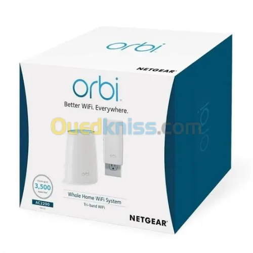 netgear orbi ac2200 rbk30 نظام واي فاي من شركة NETGEAR العالمية اقوى شركة بمجالها