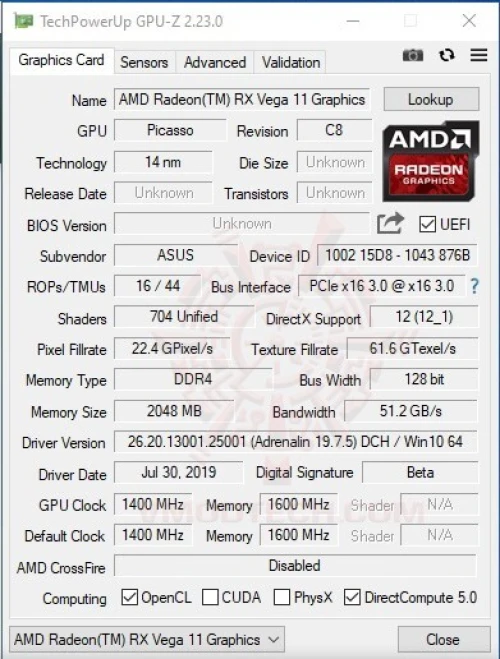 PC AMD Ryzen 3400g