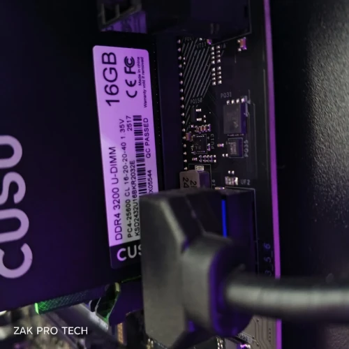 PC GAMER AMD R5 R5600G 32 GB RAM RGB 256 GB SSD NVME