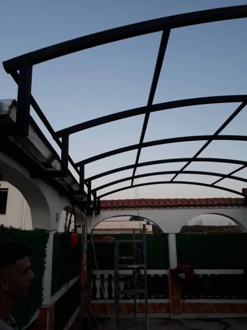 Installation Tinda et pirgola rideaux électrique 