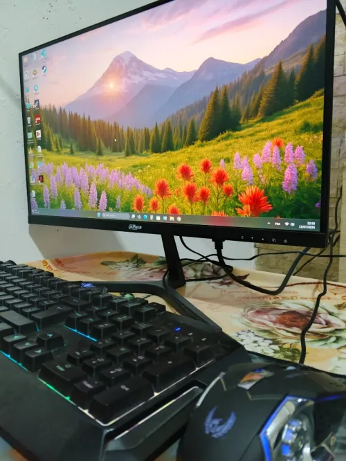 Pc Msi Gaming avec ecran, claver, souris  pc config ryzen 5 5600G 