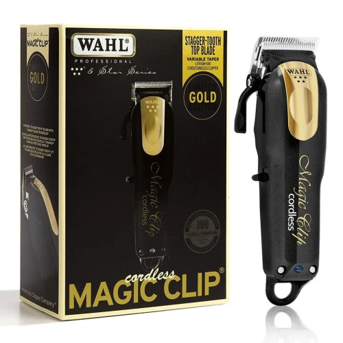 Wahl Professional 5-Star Series Tondeuse magique sans fil Noir et Doré آلة حلاقة لاسلكية للرجال