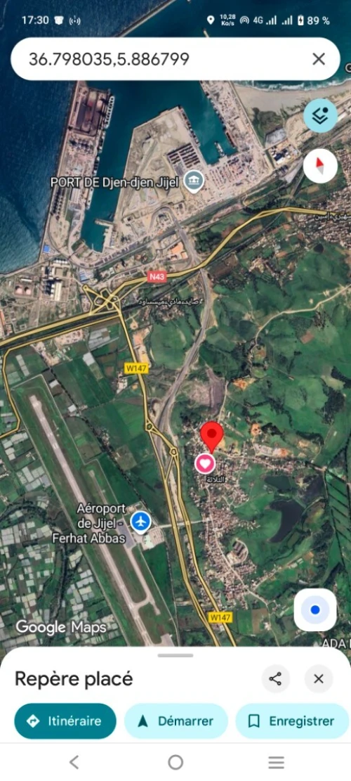 Vente Terrain Jijel Taher