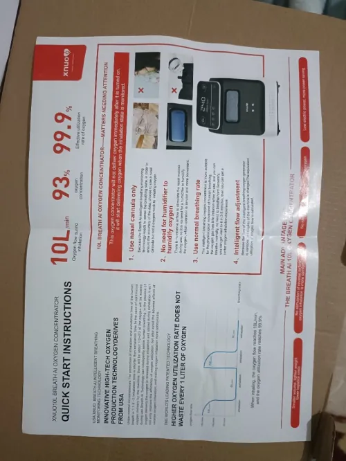 Concentrateur d'oxygène XNUO M9  USA
