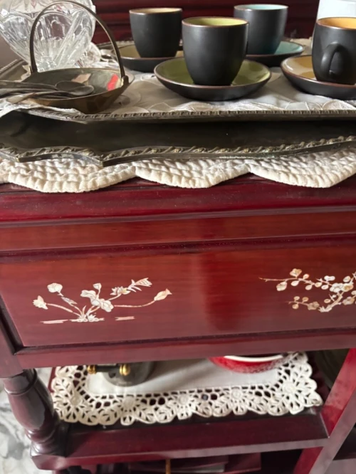 Salle à manger chinoise en bois de rose 