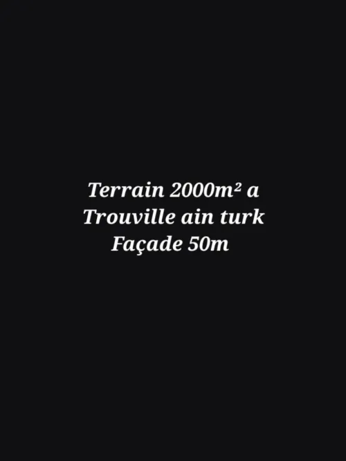 Vente Terrain Oran Ain el turck