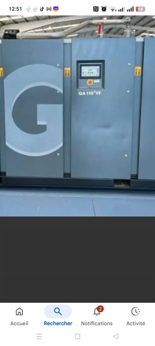 Réparation et maintenance des compresseurs d'air.