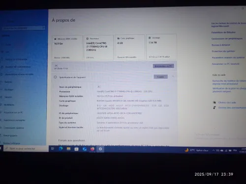 Pc hp Zbook professionnel 
