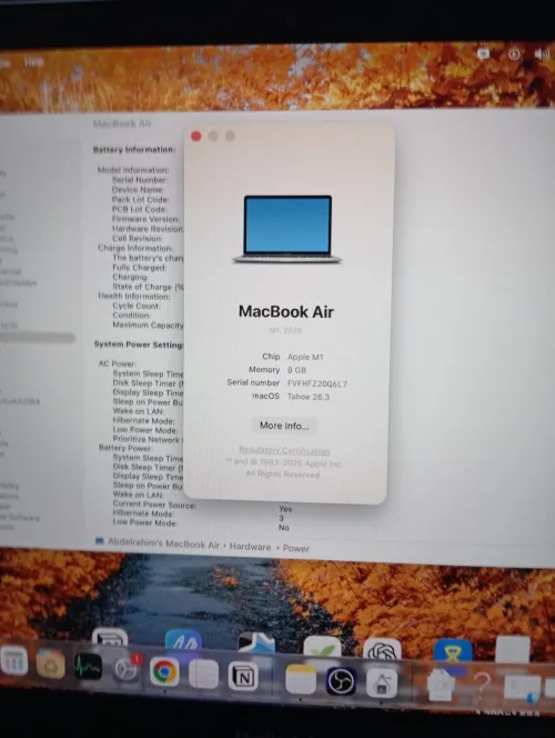MacBook air m1 très bon état