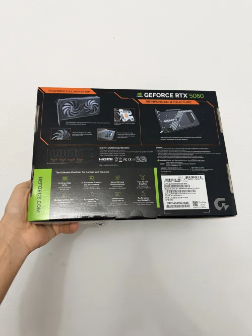Carte Graphique RTX 5060 GIGABYTE WINDFORCE MAX OC