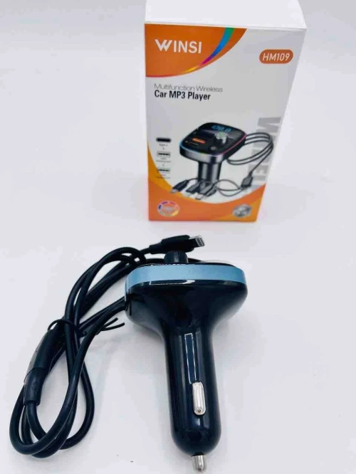 مشغل mp3 لاسلكي للسيارة WINSI HM109 مع شاحن سريع