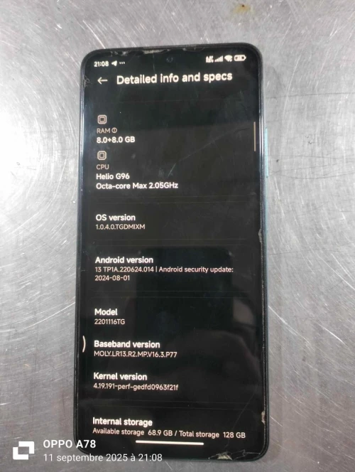 Xiaomi Redmi note 11pro